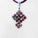 Small Cross - Theophanie-Purple Suedine - 2